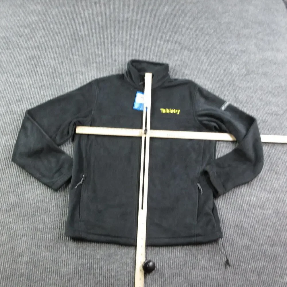 Columbia Jacket Mens L Black Steens Mountain Full Zip 2.0 Fleece Pockets NWT